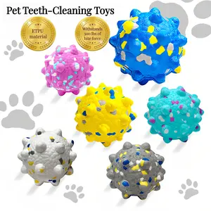 Pet Toy, Indestructible Dog Chew Ball, puppy toy-300lbs Bite Resistant, Durable Rubber Toy for Aggressive Chewers, Teeth Cleaning & Interactive Play-bite resistant ball, diy toys for pet, pet stuff