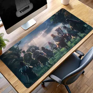 Hashira Demon Slayer Gaming Mouse Pad, Anime Desk Mat Featuring Pillars, Kimetsu no Yaiba Gift for Gamers and Anime Fans