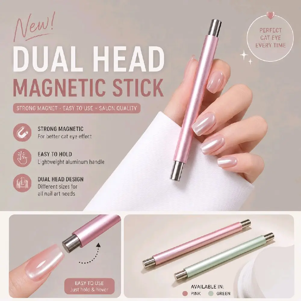 Dual-Ended Cat Eye Magnet Pen for Magnetic Gel Polish