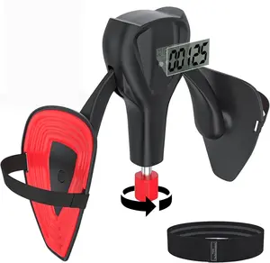 Home Kegel Pelvic Floor Trainer 3rd Gen 0-100 Lbs Adjustable Resistance Inner Thigh Exerciser with Counter Leg Straps Band Hip Workout Equipment for Men Women 360-Degree pilates mat Upgraded Master