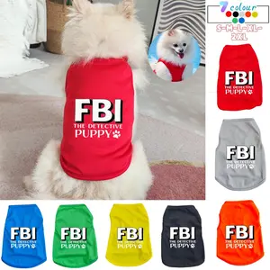 Fbi Dog Vest, Breathable Comfortable Pet Clothes, Pet Clothing for Small Dogs & Cats, Dog & Cat Shirts, Pet Supplies