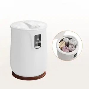 GARVEE Heated Towel Warmers with Luxury Towel Bucket, Auto Shut Off Feature, Fits Up to Two 40"x70" Oversized Towels, Ideal for Bathroom Use and Enhanced Comfort