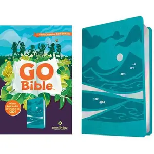 NLT Go Bible for Kids (Leatherlike, Teal Ocean): A Life-Changing Bible for Kids -- New Living Translation, Leather / Fine Binding