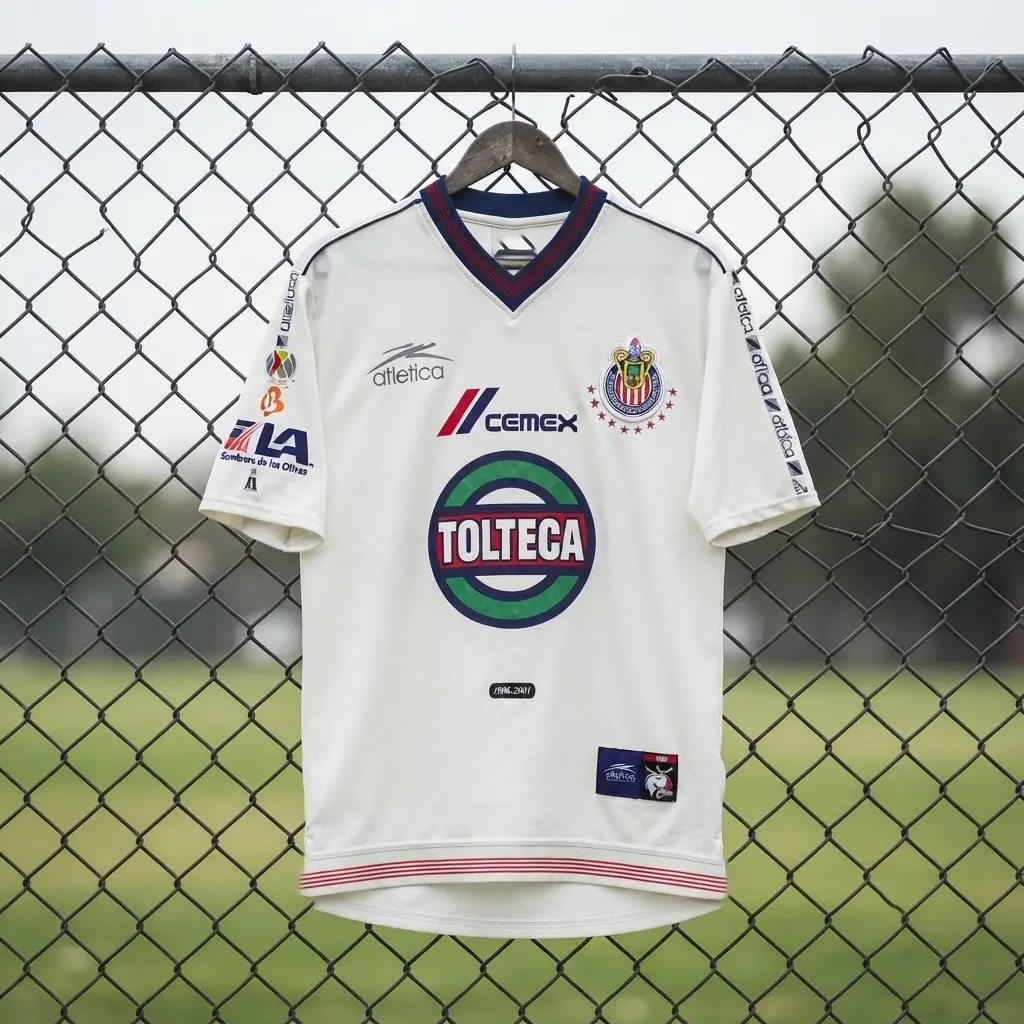 Chivas Guadalajara 2001/02 Retro White Soccer Jersey