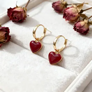 Women's Vintage Heart Shaped Dangle Earrings! All-Match – Birthday Gift