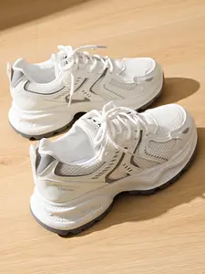 Women's Spring Fall New Sport Dad Shoes, Breathable Mesh Low Top Casual Sneakers, Lightweight Fashion Athletic Running Shoes, Sizes 36-41