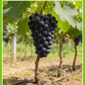 Easy Grow Kyoho Grape Live Plant, Extra Large Fruit, Ultra Sweet Flesh for Home Garden