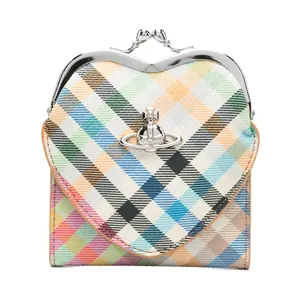 Vivienne Westwood Saturn Logo Faux Leather Card Wallet for Women in Multiple Colors