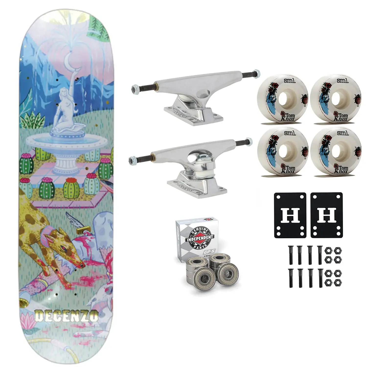 Darkstar Premium Complete Skateboard Decenzo Liu-Wong 8.375" Ft. Krux/SML/Independent