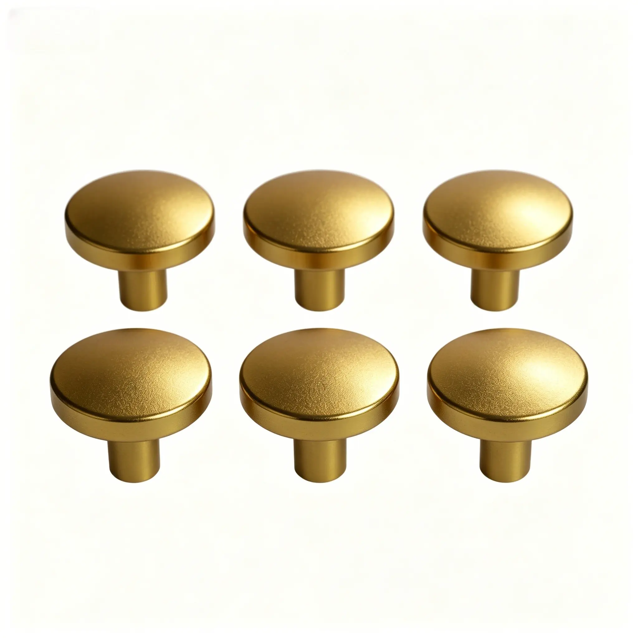 8 golden Elegant Classic kitchen round cabinet screw handles, round dressing table drawer handles, cabinet handles, drawer handles, office desk drawer cabinet door handles, wardrobe door handles
