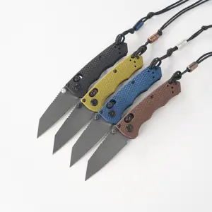 290 mini folding knife, compact and portable pocket knife, reinforced nylon fiberglass handle, high-quality fruit knife