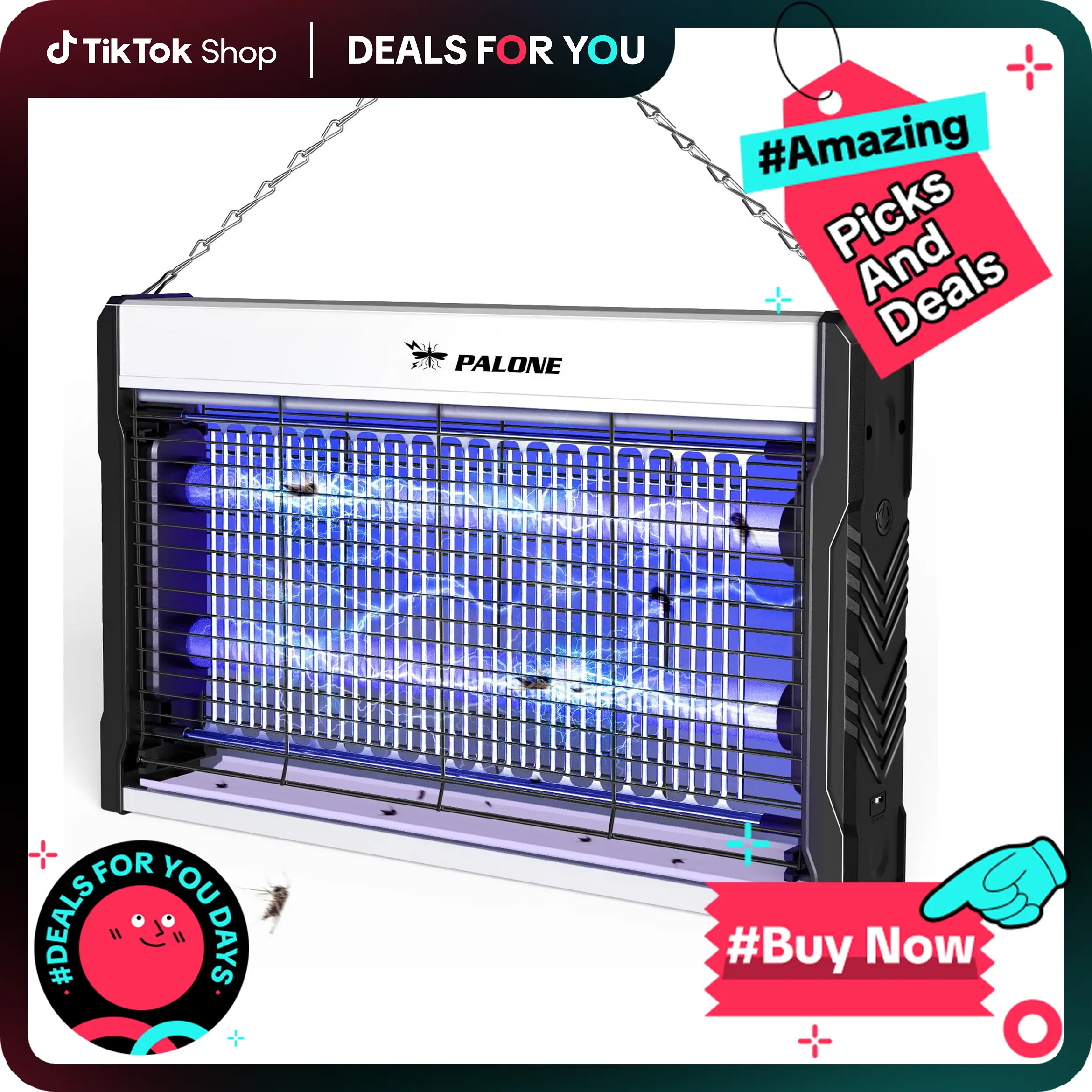 【Mid-year promotion】3200V electric mosquito killer,USB electric bug killer, removable collection tray, indoor bug killer and chain mosquito catcher fo