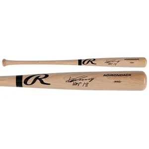 Vladimir Guerrero Los Angeles Angles Autographed Blonde Rawlings Pro Bat with "HOF 18" Inscription - Fanatics Authentic Certified
