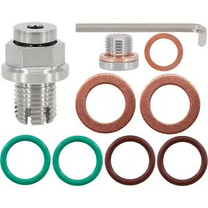 M14.1-1.5 x 15mm Oversize Piggyback Oil Drain Plug Stainless Steel Self Tapping Oil Pan Thread Repair Kit