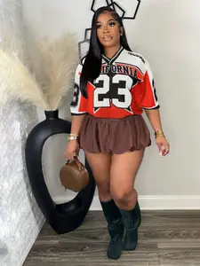 Women's Vintage Eagle Print Tee, Casual Short Sleeve V Neck T-shirt for Summer, Women's Top for Daily Wear, Casual Breathable Top