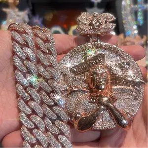 [Quick sale] Metal Plated Gold Non-natural Crystal Necklaces & Pendants