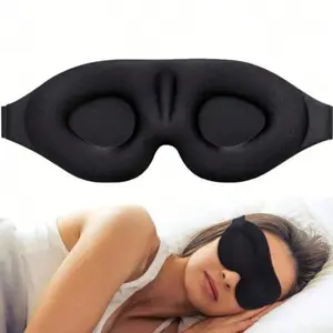 3D Sleep Eye Mask, Comfortable Sleeping, Soft Light Blocking Eyewear, Portable Universal Fit Unisex Travel Strap, Ideal for Versatile Use, Relaxation and Travel