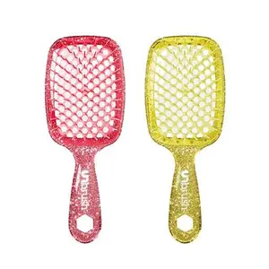 FHI Heat 2pc Glitter Ruby & Amber UNBrush Detangling Brush Set