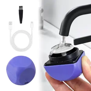 MingQiEven Compact Portable Electric Shaver for Men Mini Cube Travel Size 56g Lightweight USB Rechargeable 100-Min Runtime ABS Skin-Friendly Face Trimmer Multifunctional Head Ideal for Holiday Gifts and Winter Travel