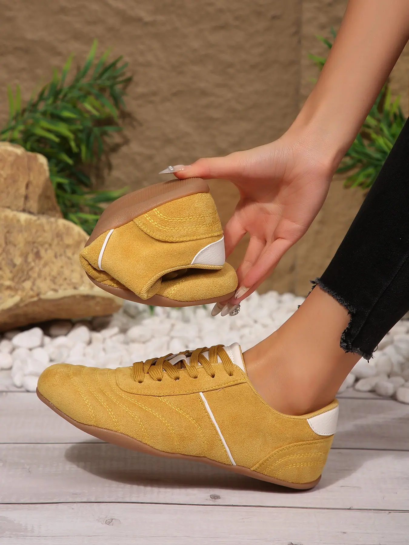 New Women's All-Season Casual Shoes, Fashion Patchwork Design, Thick Sole Lightweight Comfortable Sports Shoes, Outdoor Activities & Daily Wear, Patchwork Design Sneakers