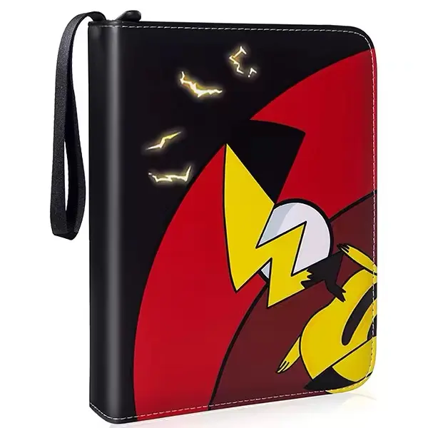 Card Binder 4-Pocket, Trading Card Collector with 60 Removable Sleeves, 480 Card Card Binder 4-Pocket, Trading Card Collector with 60 Removable Sleeves, 480 Card