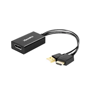 212 MAIN Compact Digital HDMI Plus USB A & M to DisplayPort F Audio Video Adapter Cable(powered by stdp2600 chip, USB powered, plug-n-play) for Projectors, Computer Accessories