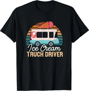 Ice Cream Truck Driver Summer Popsicle Lover Sweet Tooth T-Shirt