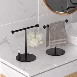 Modern Simple Countertop Towel Rack, Independent Towel Holder, Over-The-Counter Storage Shelf, Suitable for Bathroom Kitchen Sink, Bathroom Accessory, Bathroom Organizer
