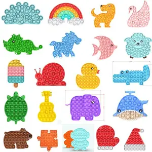 Ice cream push pop fidget toys, bubble sensory toys, stress reliever, autism, anti stress tiny  fidgets