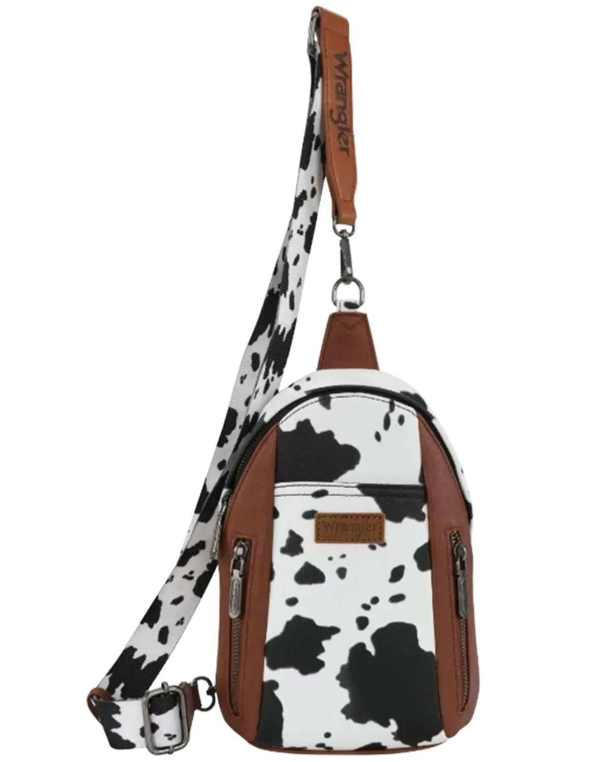 Wrangler Women's Women'S Boot Barn Daisy Cow Print Sling Bag - Shy03-210Br Wrangler Women's Women'S Boot Barn Daisy Cow Print Sling Bag - Shy03-210Br