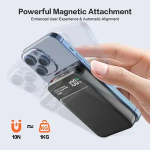 CCAGU Ultimate Portable Charger 10000mAh | PD3.0 20W Quick Charge Power Bank with Digital Display | Dual Input/Output for iPhone Android Devices | TSA-Approved Airplane Safe Battery Pack