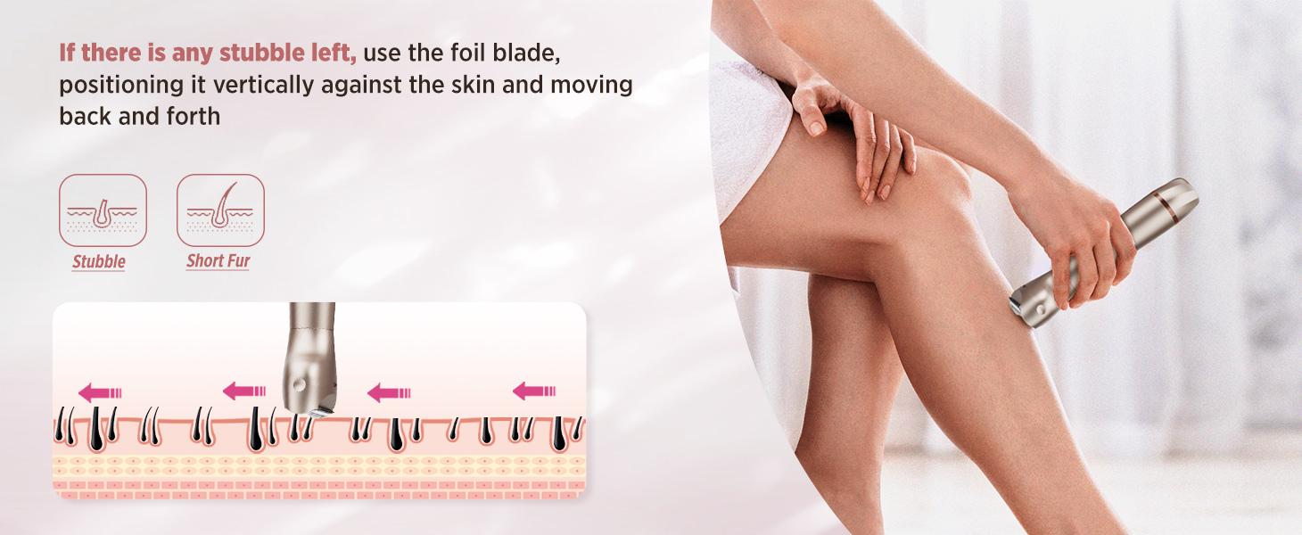 Portable Rechargeable Hair Removal Kit for Women - 2 in 1 Electric Razor for Face, Body, Leg, Bikini, Underarm & Arm - Brush Shaver Trimmer Portable Rechargeable Hair Removal Kit for Women - 2 in 1 Electric Razor for Face, Body, Leg, Bikini, Underarm & Arm - Brush Shaver Trimmer