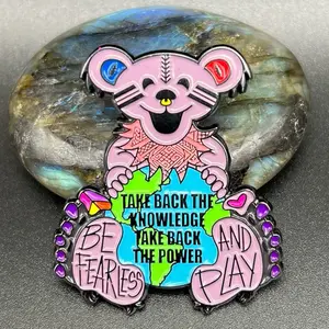 Wookiebear enamel pins
