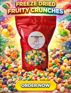 18oz Fruity crunches - Over 1lbs of Freeze Dried candy Snack Bonbon Sweet