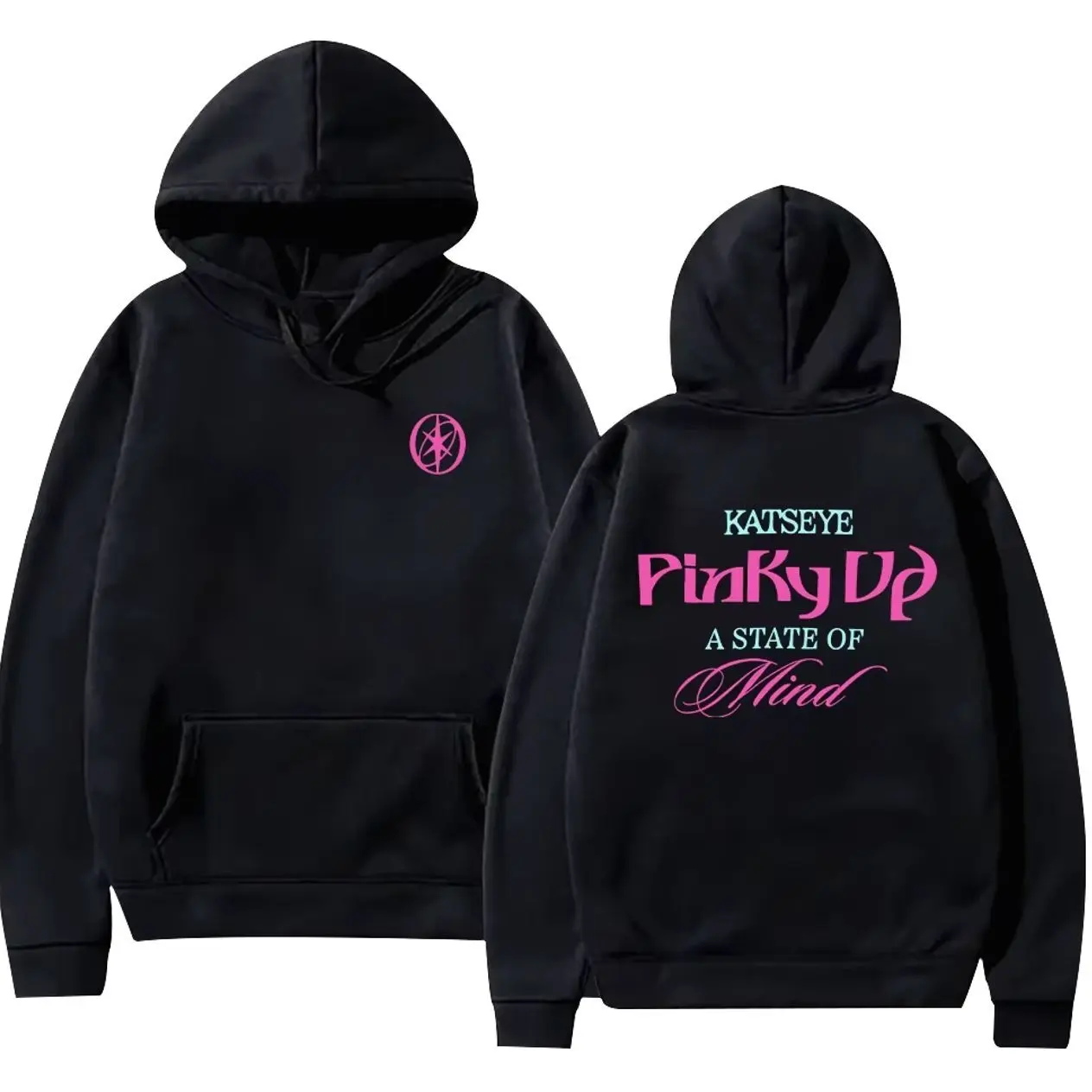 PINKY UP Kpop Katseye Print Hoodies Trendy Men Women Y2k Hoody Sweatshirt Fleece   Tracksuit Streetwear Fans Gifts Tops J