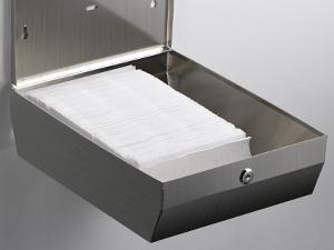 Paper Towel Dispenser Wall Mount, Large Commercial C/Z Tri Fold Multifold Hand Towels Dispenser, Brushed Stainless Steel Paper Towel Holder with Lock for Bathroom, Restroom and Public Places