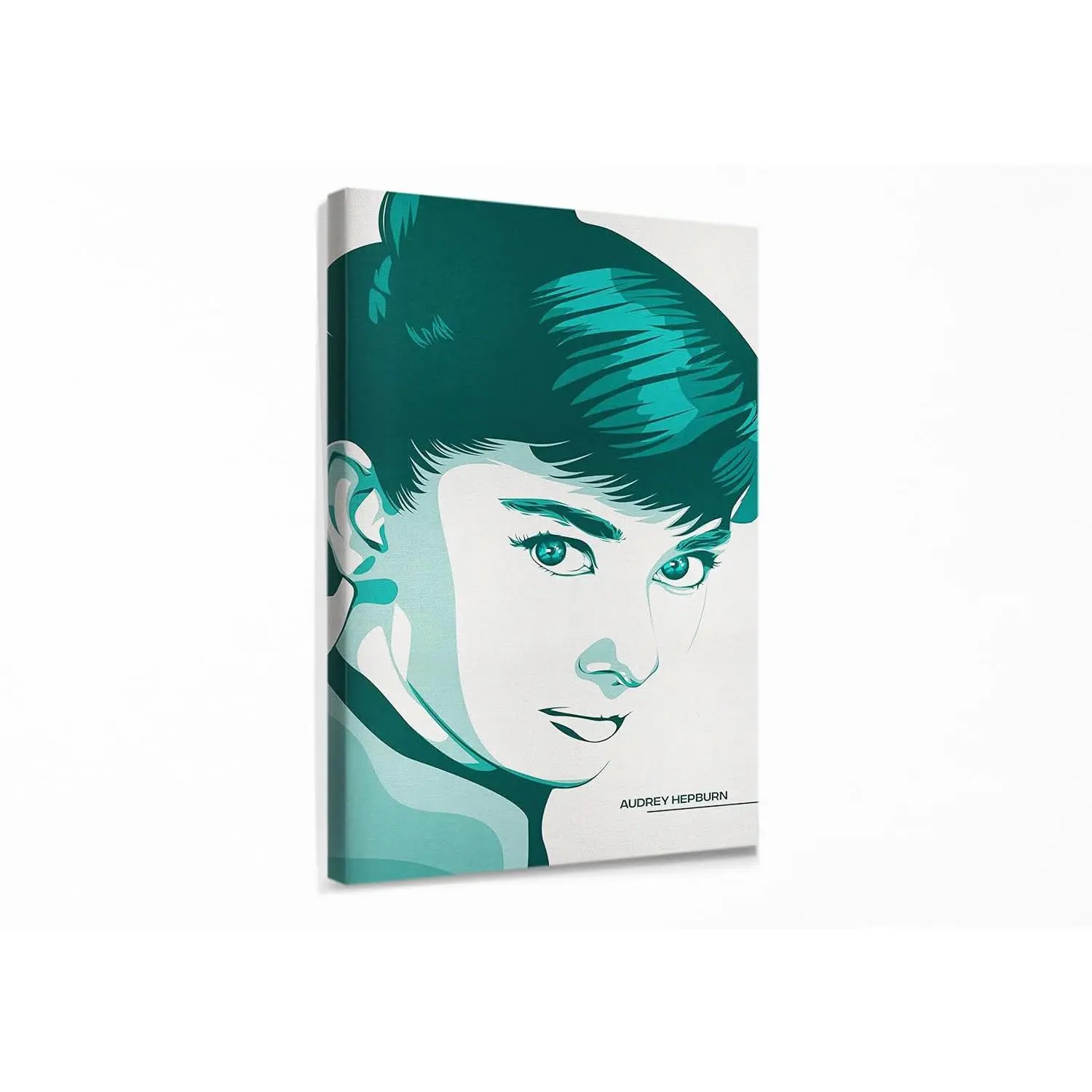 Audrey Hepburn Art Canvas Prints, Wall Art Framed Wall Decor for Bedroom, Living Room, Kitchen, Bathroom, Home Decor Ready to Hang