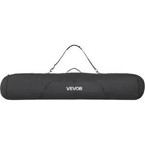 VEVOR Snowboard Bag, Padded Skis Snowboards Bag for Air Travel, 600D Waterproof Oxford Fabric, with Adjustable Inner Straps, for Skis Poles Goggles Gloves Helmet BootsVEVOR Super Brand Day