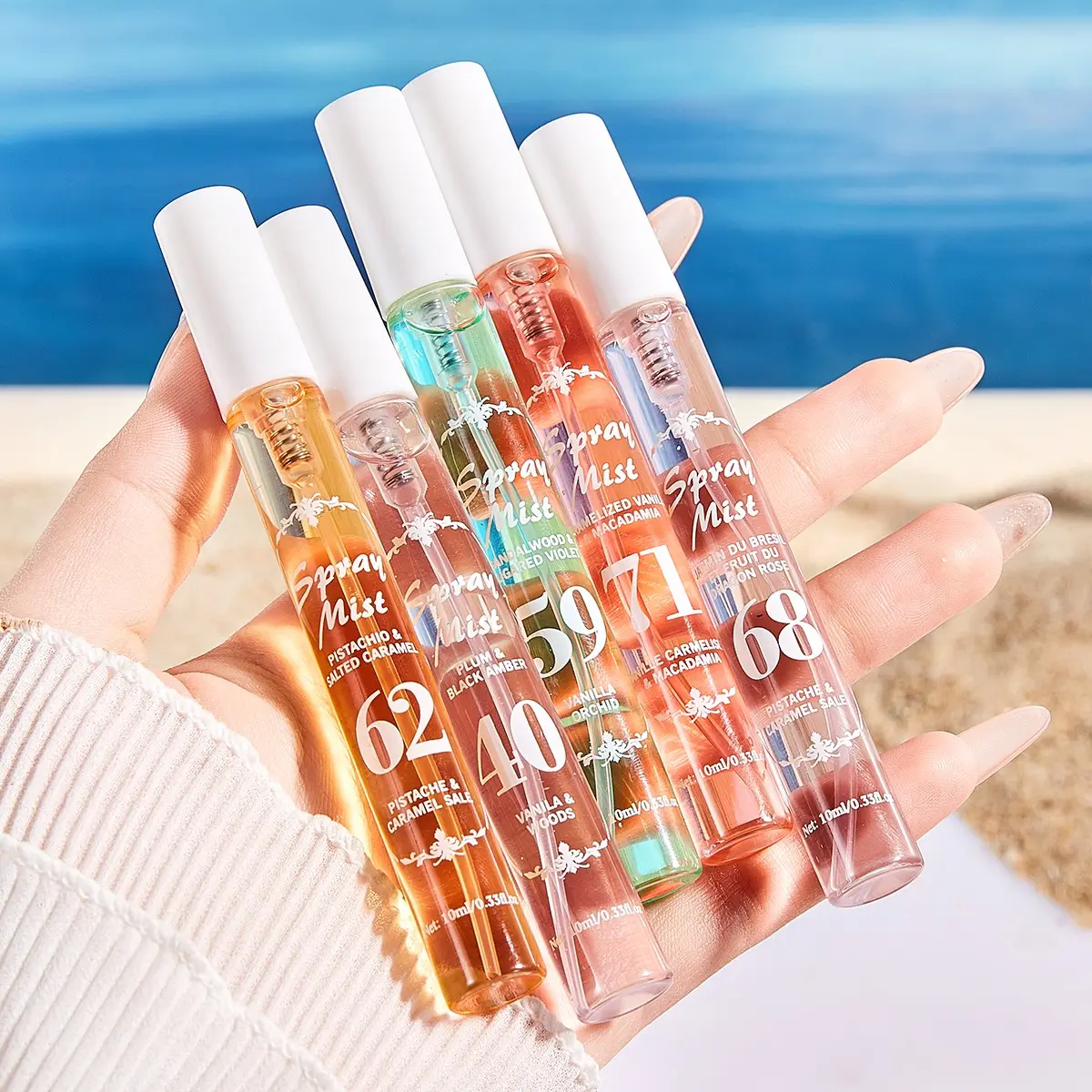 Fragrance Spray Set Travel Pack, Ideal for Sports, Casual, Dates, Parties, Home, Office, Car, Perfect Gift, Portable Design, Perfume Travel Set