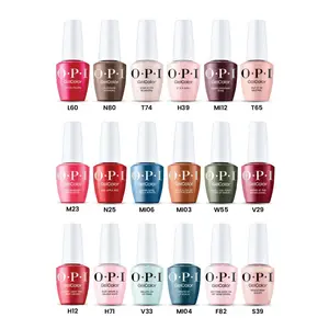 OPI Intelli-Gel - Set 18 Gel Colors  - Gel Color 0.5 oz - Frosted Evergreen Mix Collection
