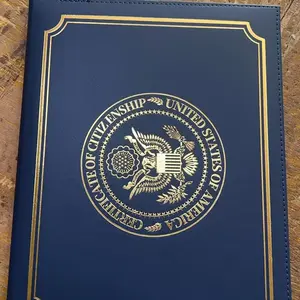 Cover for certificates