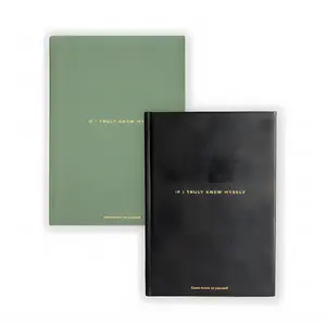 Main Character Energy ， Guided Journal for Self-Discovery. "If I Truly Knew Myself" - Daily Reflection for Personal Growth & Healing. Aesthetic Black Hardcover for Shadow Work & Mindfulness ，Notebook, Diary
