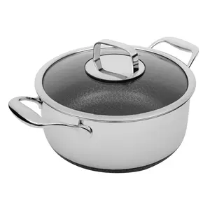 Livwell DiamondClad 6 Quart Hybrid Nonstick Potwith Lid Livwell DiamondClad 6 Quart Hybrid Nonstick Potwith Lid