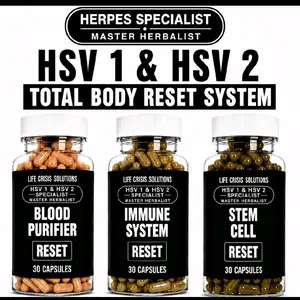 HSV 1 & HSV 2 -3 SYSTEM  NATURAL ORGANIC CAPSULES