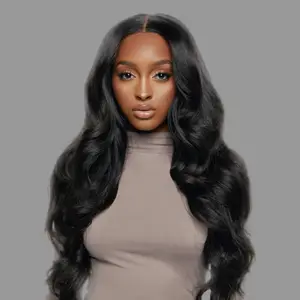 CARHOMERS Loose Curl 100% High Density Cambodian Human Hair HD lace Wigs