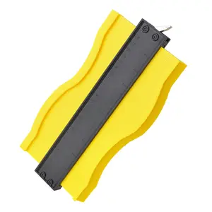 25cm/10inch Contour Gauge, Adjustable Lock Mechanism Precise Profile Gauges Duplicator Measure Tool Irregular Shapes Accurate Copy Woodworking Tracing Tiles  Board Marking Measurement