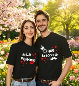 Couple Matching T-Shirts – “Te Amo Muchísimo” Romantic Love Vibes  | Cute His & Hers Outfit for Dates & Travel | Soft 100% Cotton Breathable Tee | TikTok Viral Couple Streetwear | Perfect Gift for Valentine’s Day & Anniversary