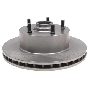 212 MAIN 5100R Brake Rotor - Gray Cast Iron, Powder Coated, OE Replacement, OEM Hub Bore, Plain Face, 5100r Rotor