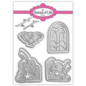 Crafts & Sewing The Stamps of Life morebirdbath2stamp Dies