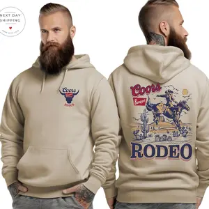 Coors Rodeo Sweatshirt, Western 90s Cowboy Hoodie, Retro Rodeo Outfit, Wildwest Cowboy Clothing, Graphic Western Hoodie, Cowboy Outfit Gifts D8